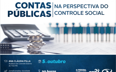 Controle social nas contas públicas é tema de EAD