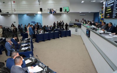 Vereadores votam projetos do Prodes na sessão de quinta-feira.