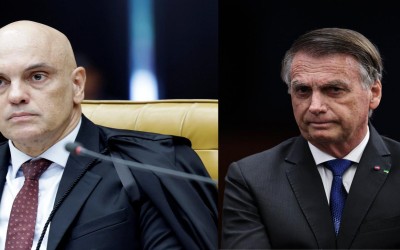 O Ministro do STF Alexandre de Morais autoriza prisão de Bolsonaro em domiciliar após parecer da PGR. 