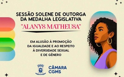 Câmara promove solenidade para homenagear comunidade LGBTQIA+.
