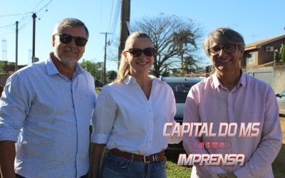Darci Caldo destaca união dos poderes na entrega do novo asfalto ao Jardim Oliveira.