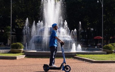 Agetran promove ação educativa sobre patinetes.