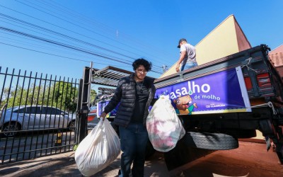 Praça do Rádio recebe Dia D da Campanha do Agasalho.