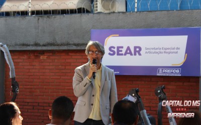 Secretário Darci Caldo e prefeita Adriane Lopes reforçam zeladoria urbana com novos equipamentos.