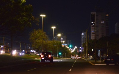 Mais claras e seguras: luzes de LED cobrem 100% da capital.
