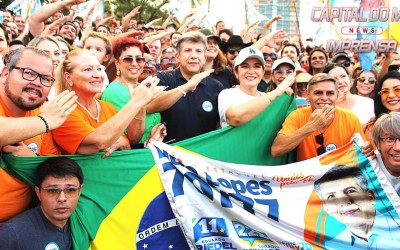 Lidio Lopes encerra campanha com ato emocionante e anuncia último encontro na Nipo Brasileira.