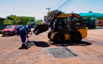 Coophatrabalho recebe mutirão de tapa-buracos neste sábado.