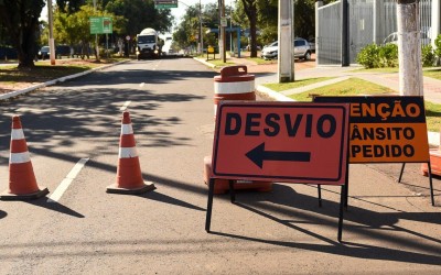 Três pontos terão interdições temporárias neste sábado.
