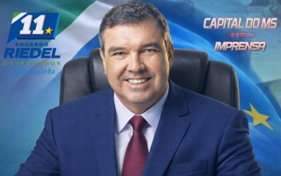 Eduardo Riedel está reeleito Governador de Mato Grosso do Sul.