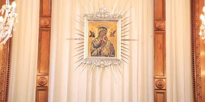 Missa marca chegada do Ícone restaurado da Padroeira de MS.