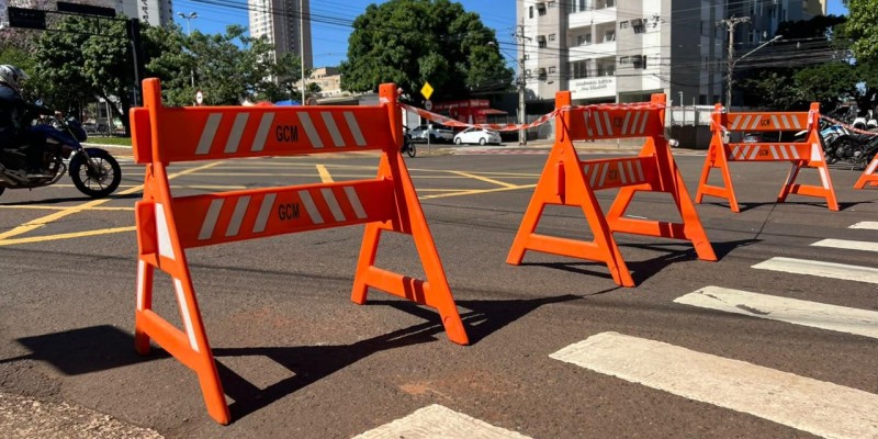Obras e eventos alteram o trânsito nesta semana.