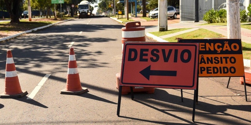 Três pontos terão interdições temporárias neste sábado.