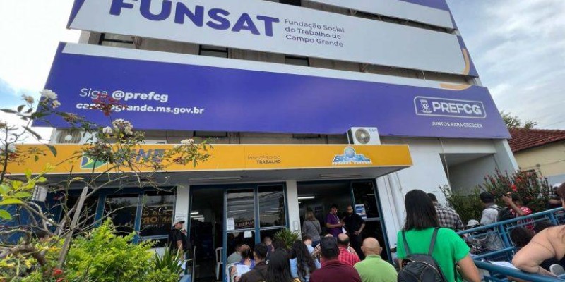 Funsat disponibiliza 678 vagas nesta quarta-feira.