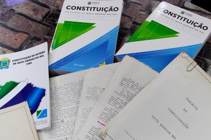 ALEMS celebra 32 anos da Constituição de Mato Grosso do Sul.