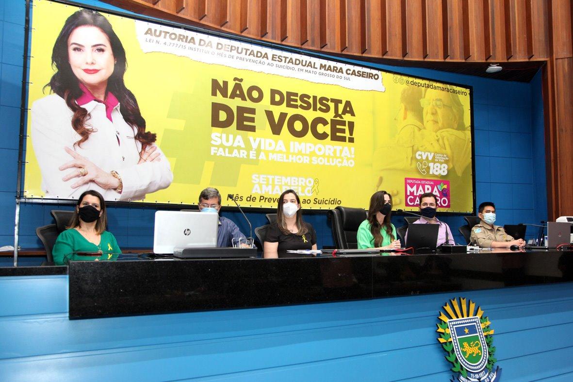 Setembro Amarelo: Audiência na ALEMS sensibiliza para ações de valorização da vida.