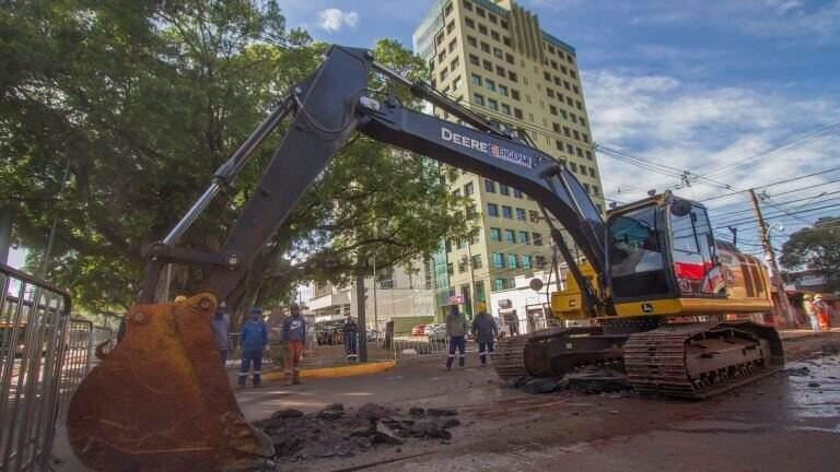 Acompanhe as vias interditadas para as obras de recapeamento no centro.