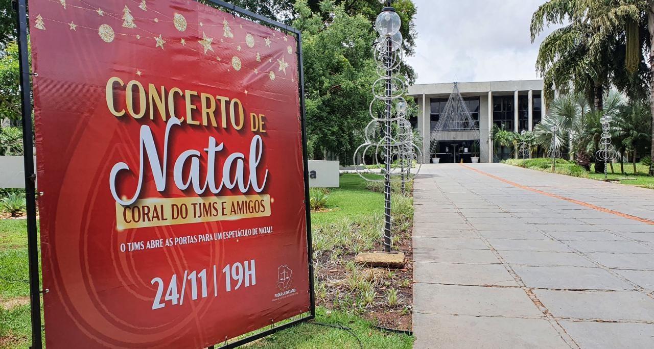 Concerto de Natal Coral do TJMS e Amigos promete emocionar espectadores no dia 24.