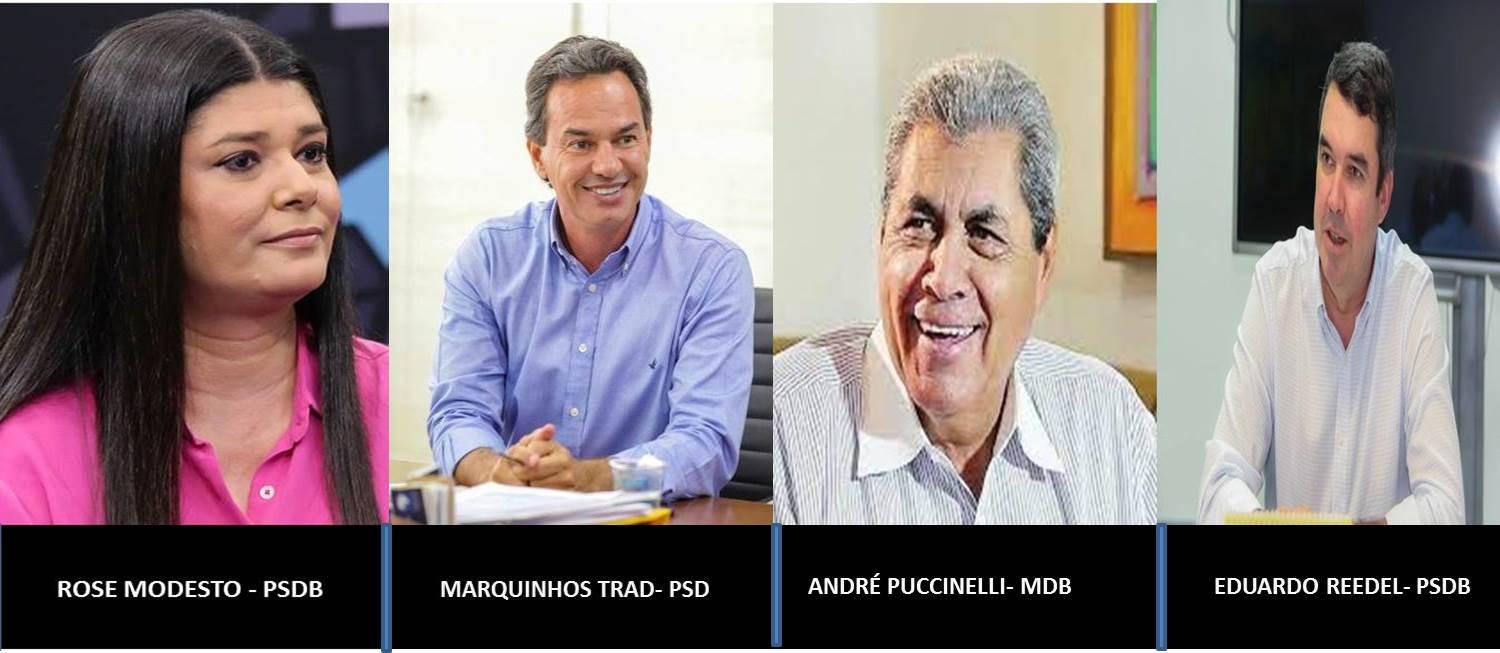 Quatro pré-candidaturas protagonizam disputa ao governo do Estado em 2022