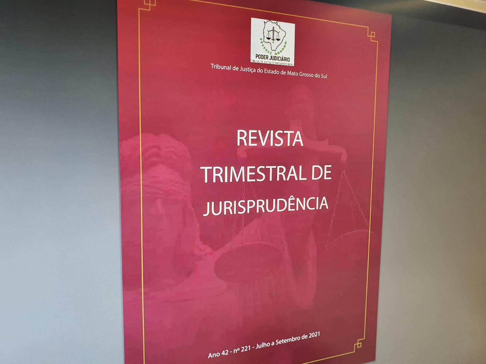 TJMS disponibiliza nova edição da Revista de Jurisprudência.