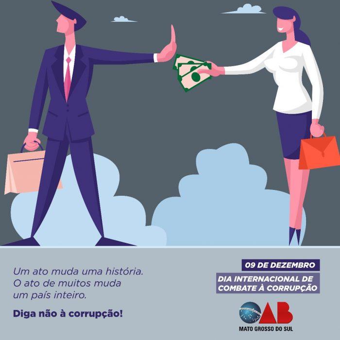 Comissão da OAB/MS apoia Manifesto de Prevenção e Combate à Corrupção.