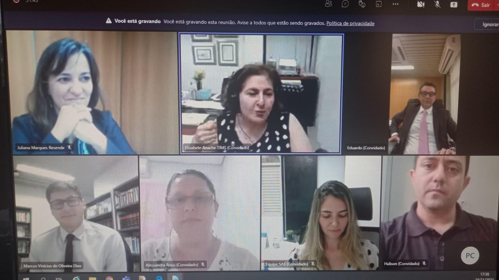 Covems/GMF/MS discute plano de ação para o ano de 2022.
