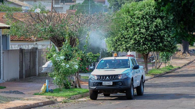 AUXILIAR NA LUTA CONTRA O AEDES, FUMACÊ PERCORRE 18 BAIRROS.