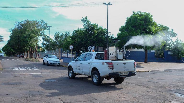 FUMACÊ REFORÇA COMBATE AO AEDES EM 20 BAIRROS DE CAMPO GRANDE.