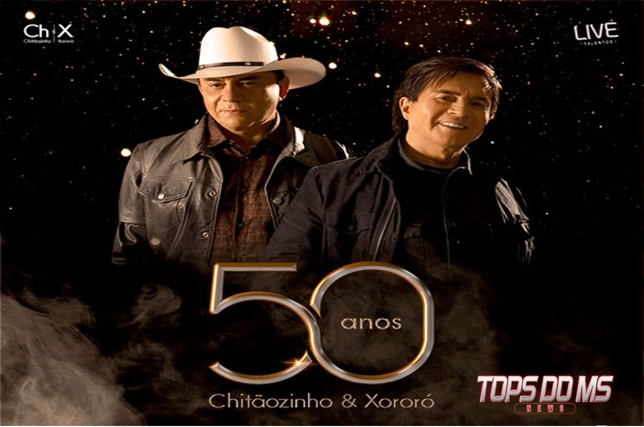 Campo Grande Mato Grosso Do Sul recebe turnê de 50 anos da dupla Chitãozinho e Xororó 