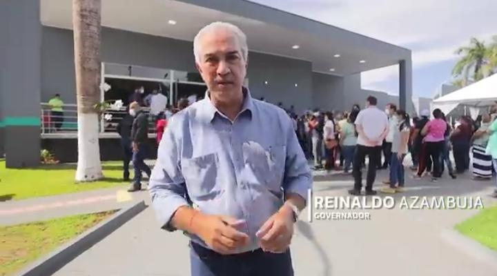 Governador Reinaldo Azambuja Inaugura em Aral Moreira o Hospital Santa Luzia.