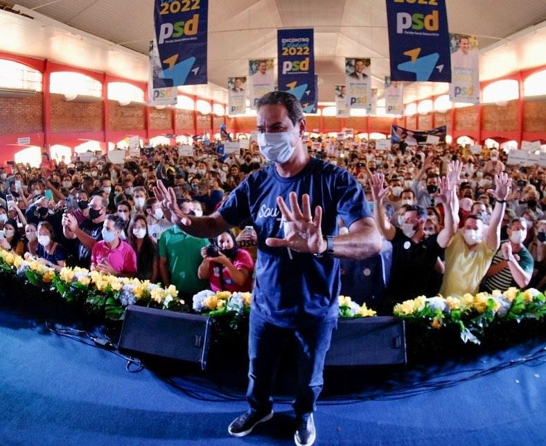 Pré-candidatura de Marquinhos Trad reune multidão para participar do lançamento