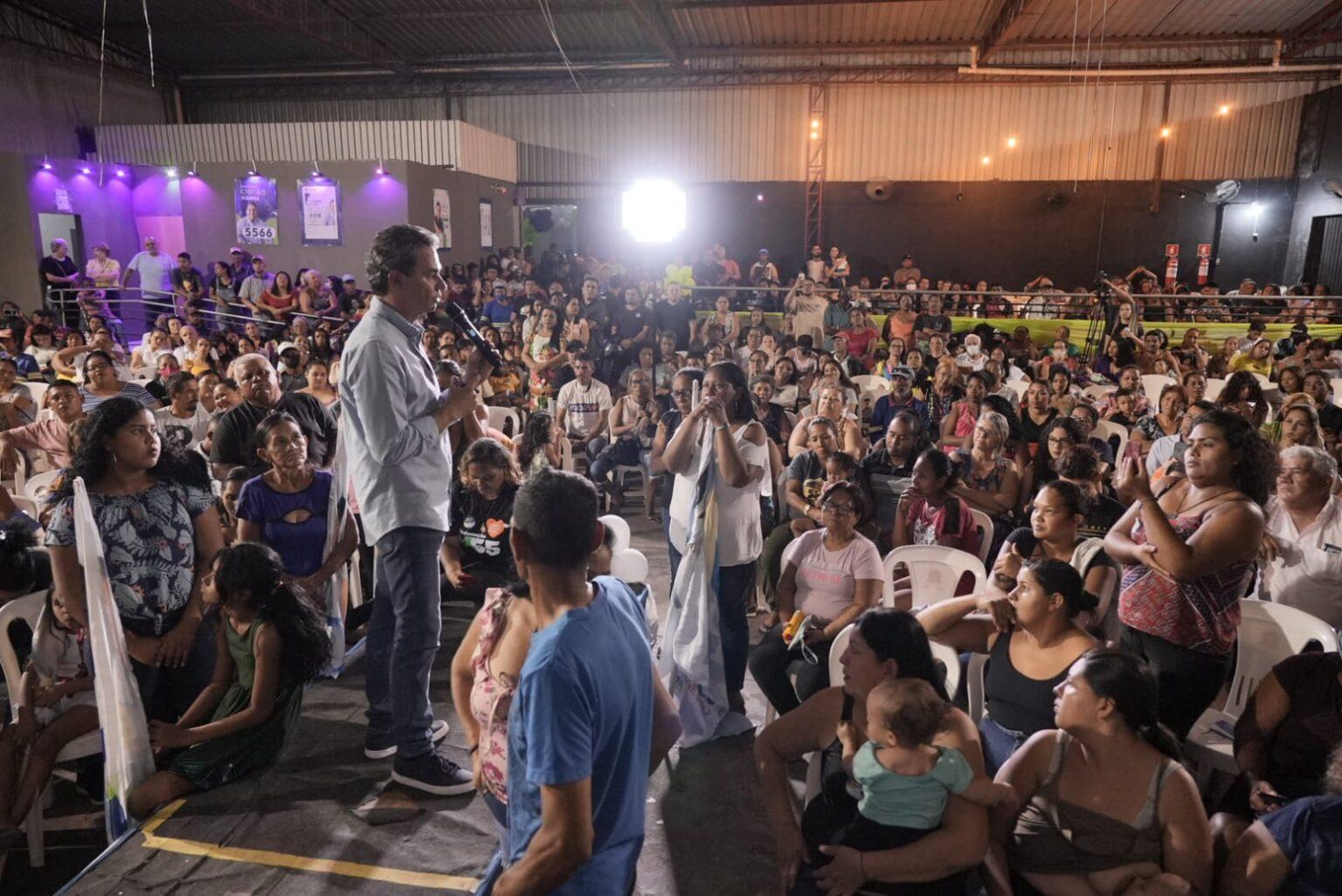 Marquinhos Trad reforça compromisso com a Região do Pantanal em encontro com centenas de corumbaenses.