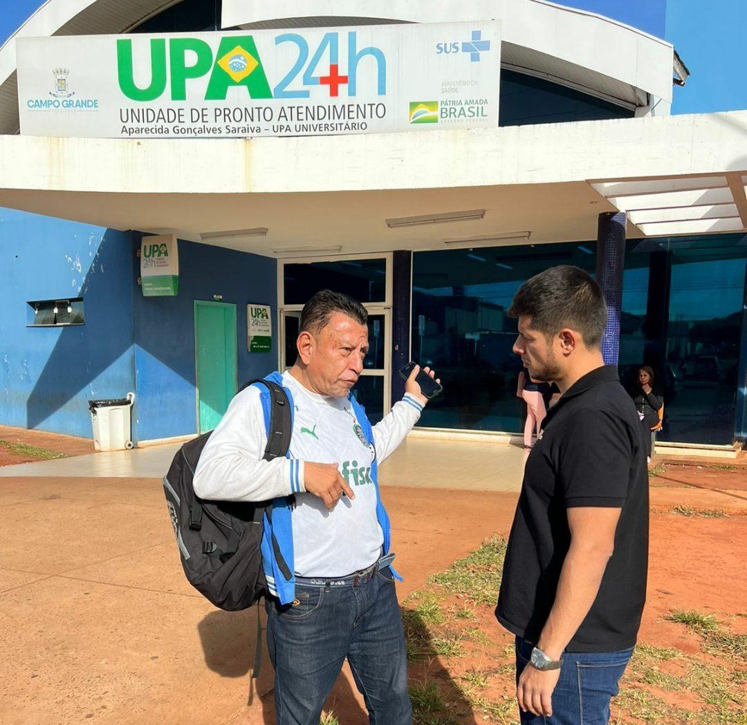 “Nem sequer uma dipirona”: Tiago Vargas cobra urgência sobre a falta de medicamentos na saúde pública de Campo Grande.