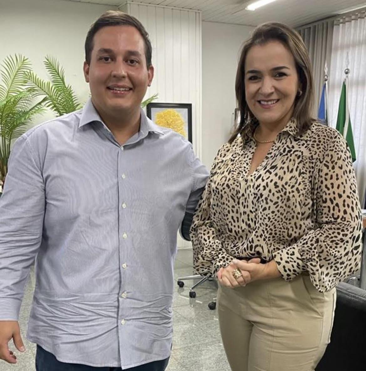 William Maksoud viabiliza projetos e melhorias para Campo Grande em reunião com a prefeita Adriane Lopes.