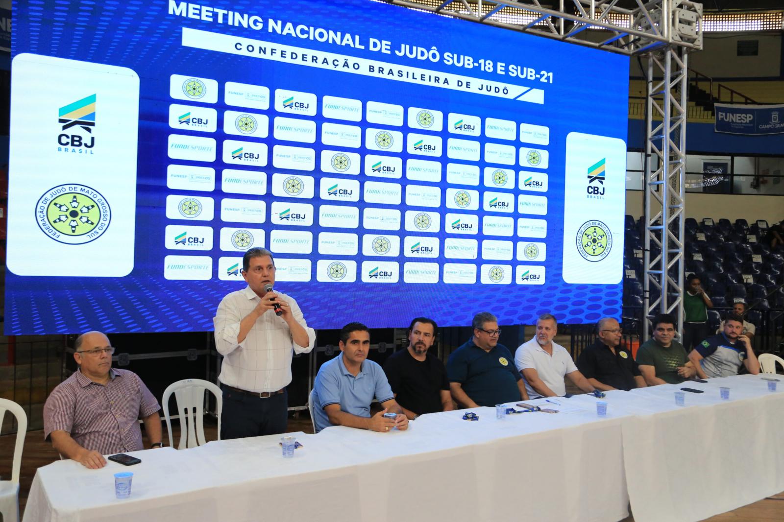 Vereador Professor João Rocha participa da Abertura do Meeting Nacional Sub-18 e Sub-21 de judô.