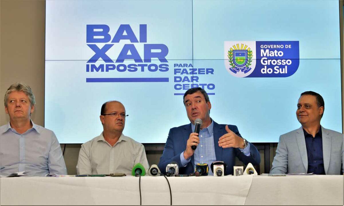 Pacote do Governador Eduardo  Riedel prevê R$ 150 milhões em reduções de ICMS, IPVA e taxas.