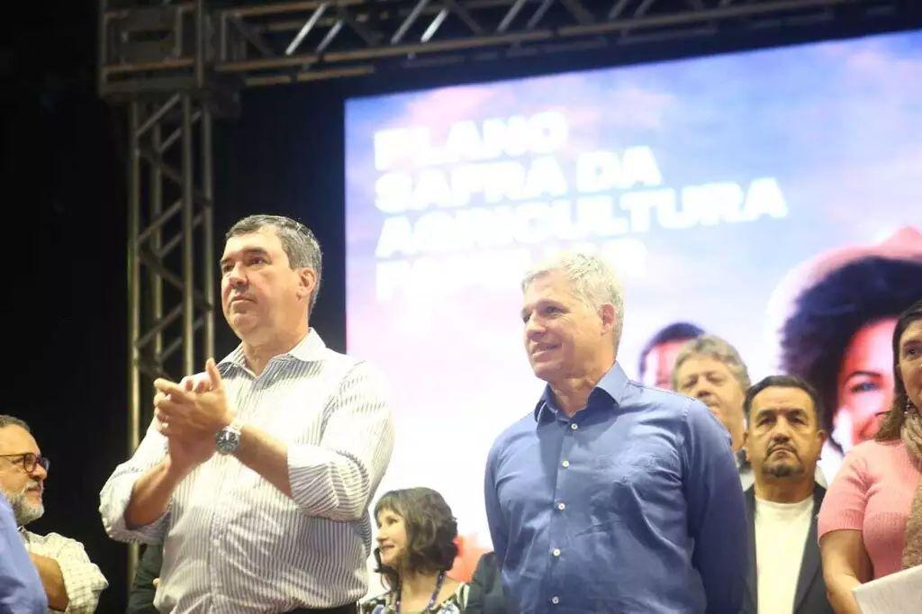 Governador Eduardo Riedel e Lula estão alinhados pela agricultura familiar, diz ministro na Capital 
