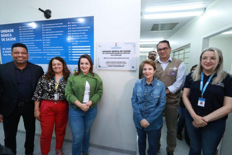 Prefeitura entrega revitalização da quinta unidade de saúde e beneficia mais de 10 mil pessoas da Vila Popular e região