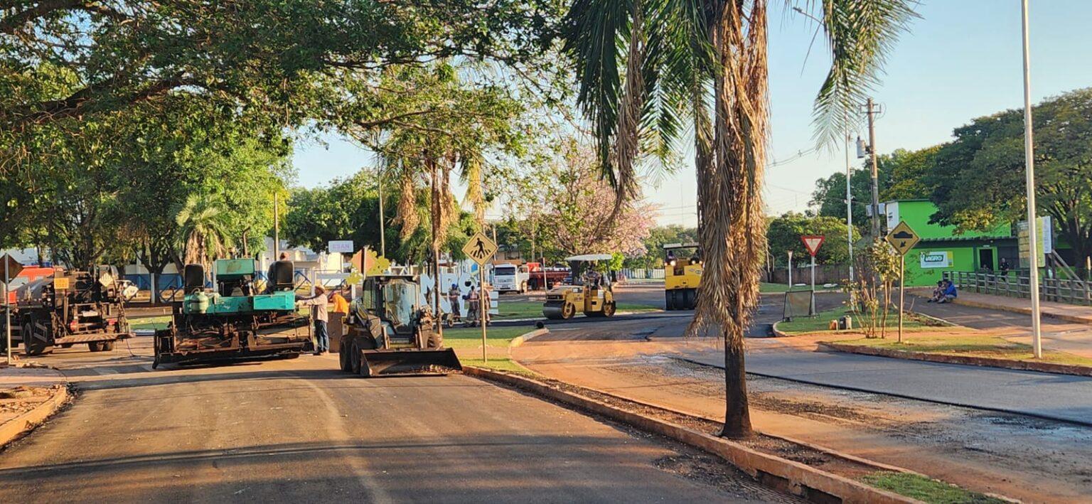 Obra na região do Lago do Amor prossegue no fim de semana.