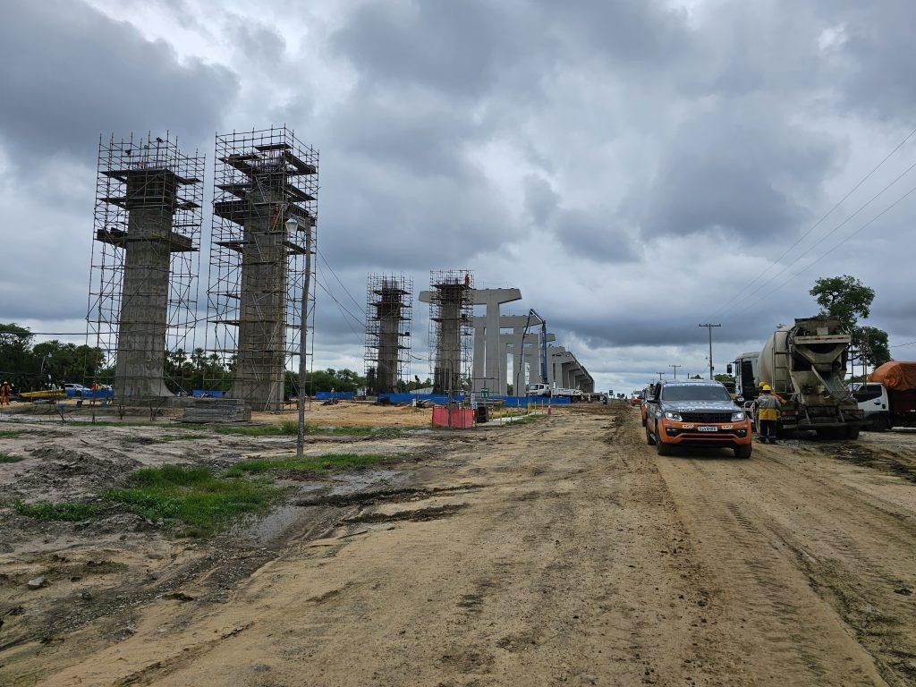 Expedição da Rila visita municipios e obras da ponte da Rota Bioceânica do lado paraguaio.