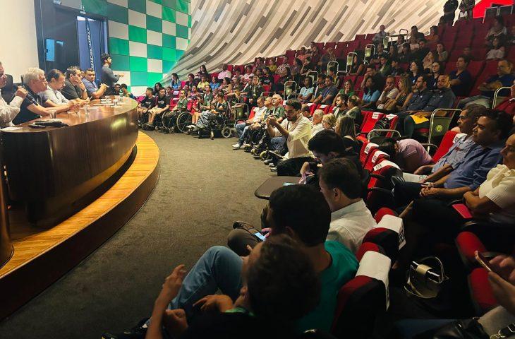 Encontro proporciona troca de experiências e debate desafios para fortalecer o paradesporto em MS.