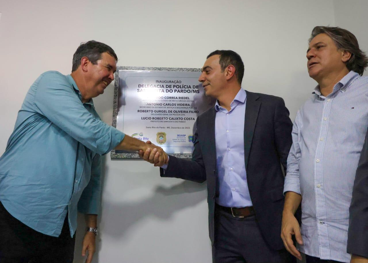 Governo de MS investe R$ 28 mi em Santa Rita do Pardo, entrega anel viário e nova delegacia da Polícia Civil.