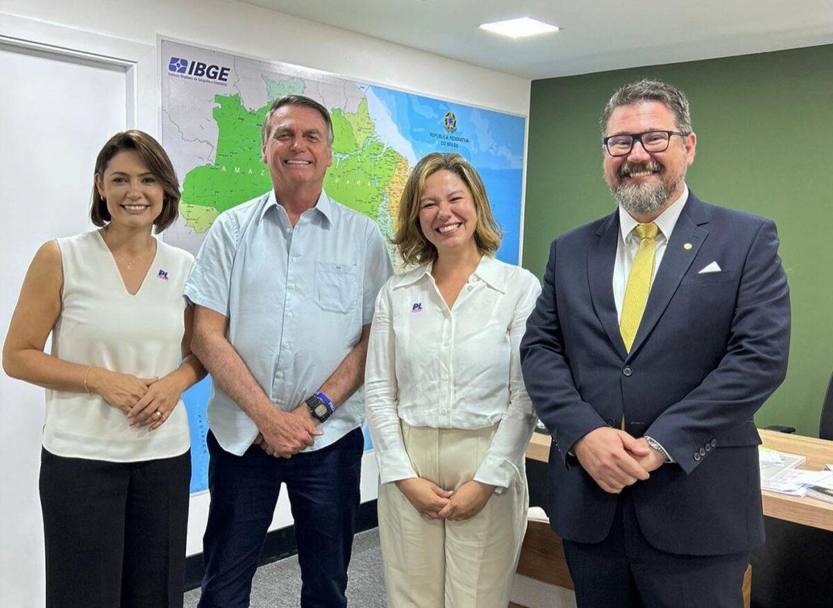 Deputado Rafael Tavares grava vídeo com o Pollon do partido PL, e  anuncia vinda do casal Bolsonaro a Mato Grosso do Sul.
