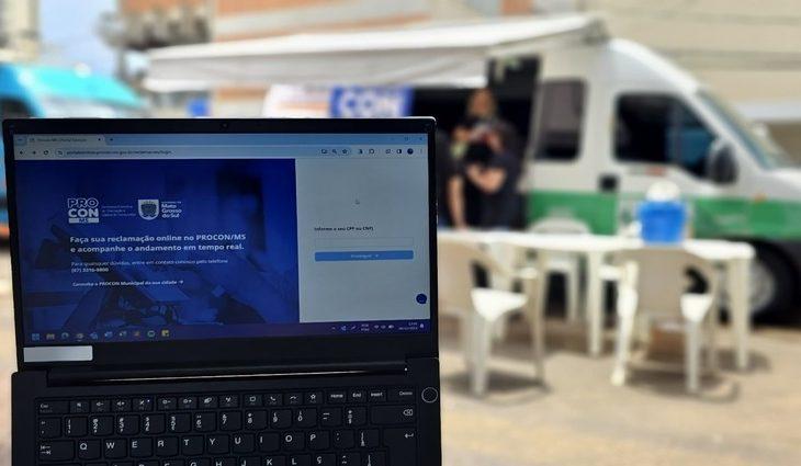 E-Procon: novo sistema permite mais agilidade no registro de reclamações online.