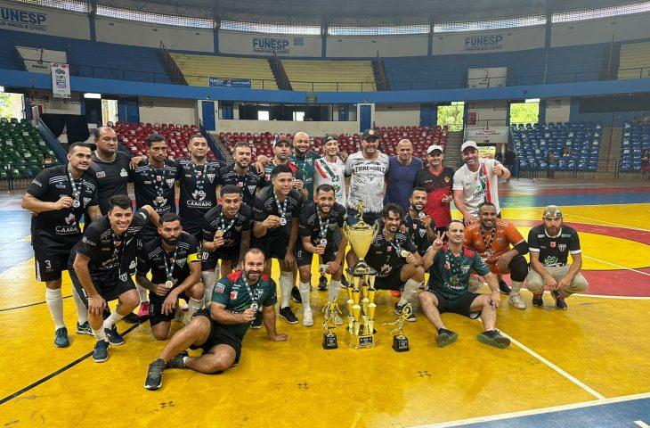 Operário de Caarapó ganha de 4 a 1 do Corumbaense na final do Estadual de Futsal.