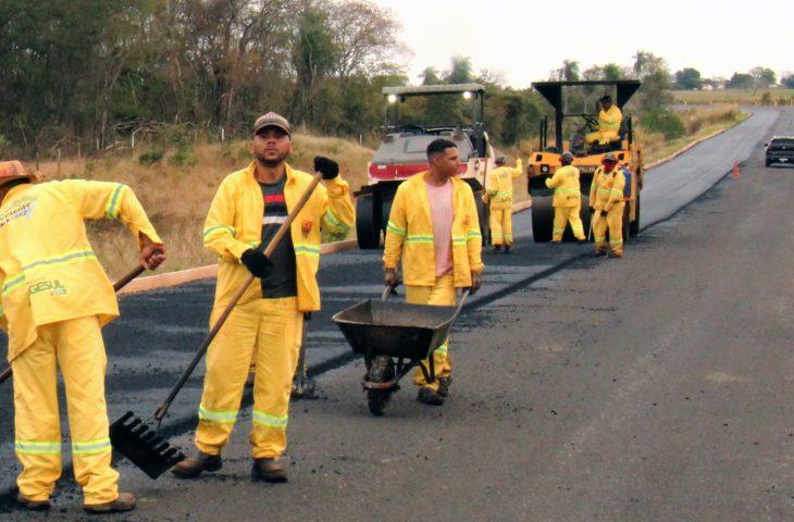 Bonito: pavimentação da Estrada do 21 chega aos 6 quilômetros finais.