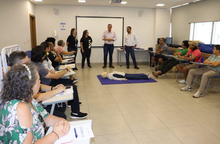Funtrab, SED e Senac realizam cursos de primeiros socorros para profissionais da rede pública de ensino.