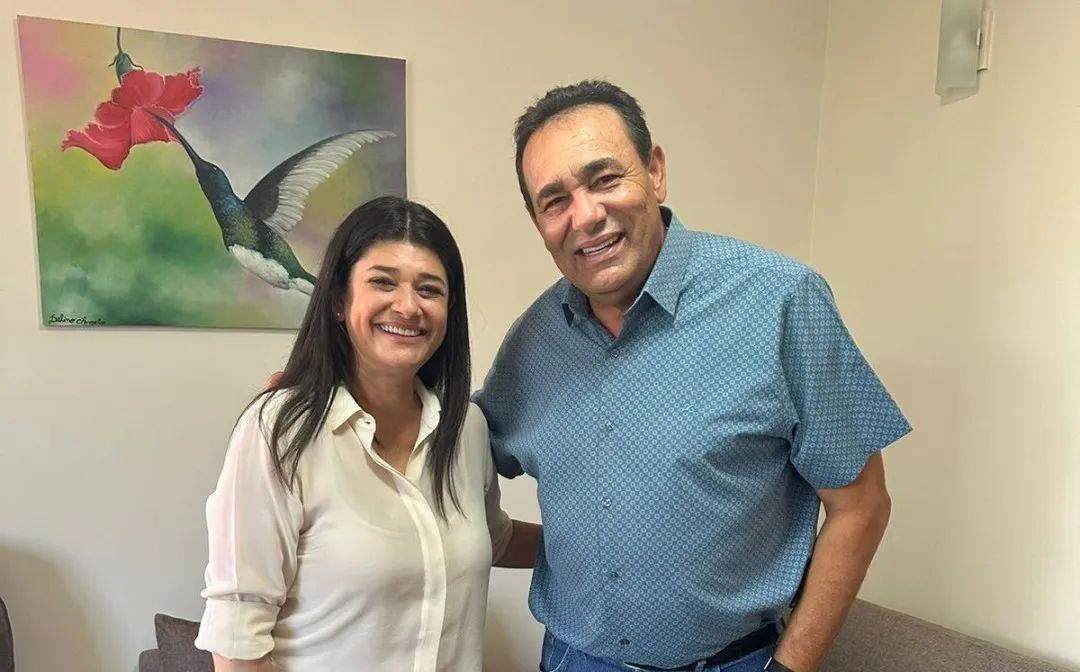 Rose Modesto convida o presidente da Câmara Municipal o Carlão para concorrer como vice dela na Capital.