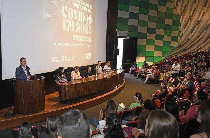 Saúde debate os avanços e desafios da covid-19 em Mato Grosso do Sul.