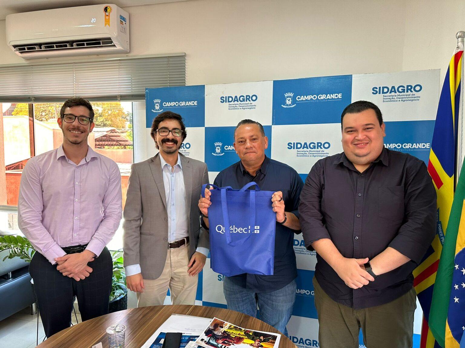 Potencial econômico de Campo Grande impressiona Governo de Québec que confirma retorno para a Expogrande.