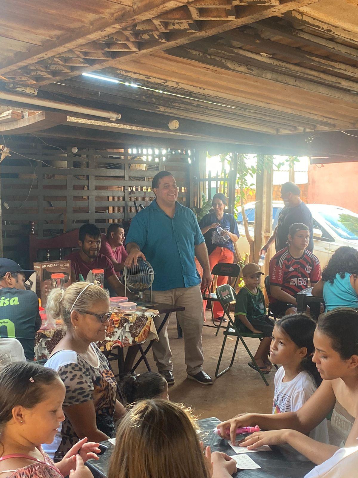 Vereador William Maksoud participa da Ação Entre Amigos no Bairro Dom Antônio Barbosa.